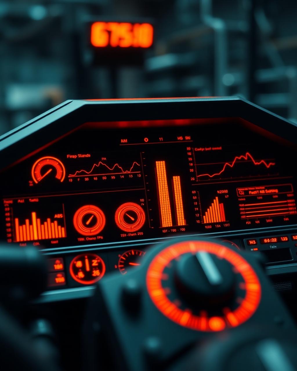Industrial dashboard interface for Valerie Party Rentals