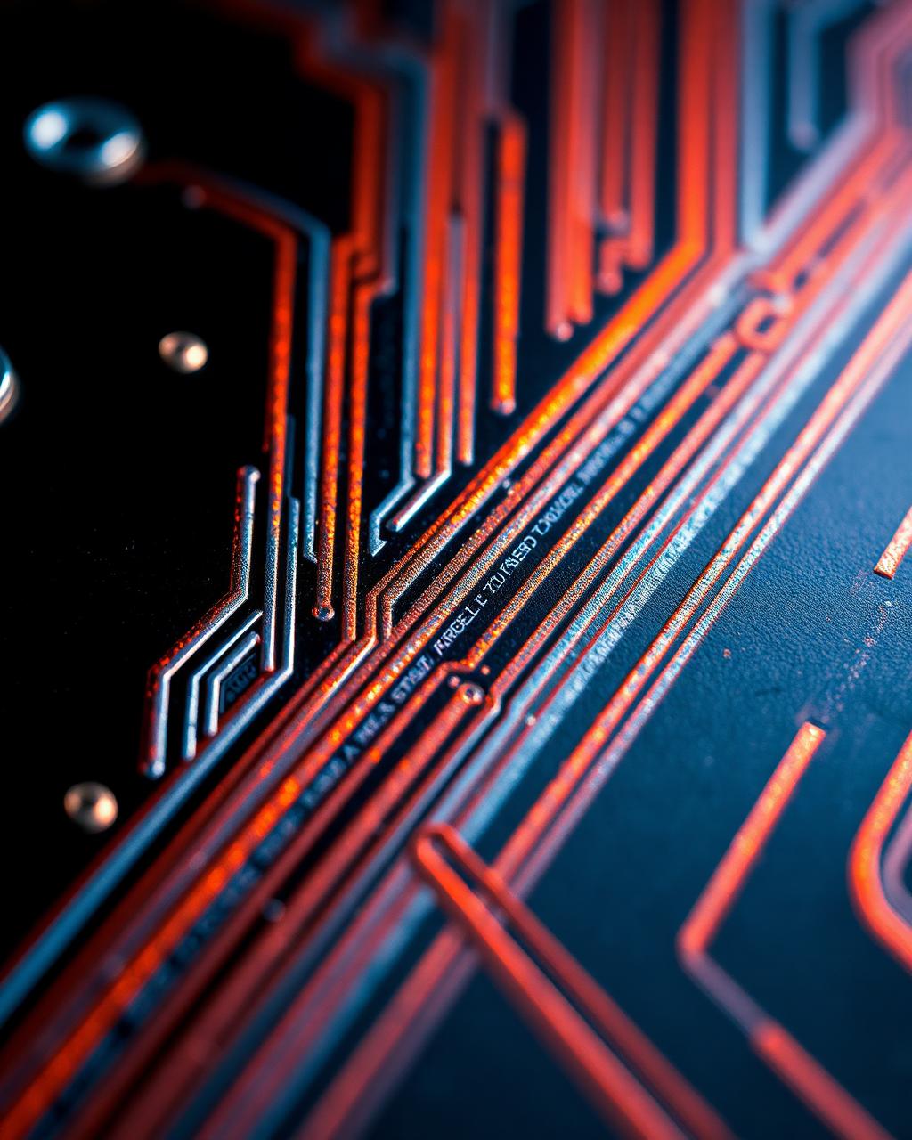 Macro circuit traces representing the Vegas Ad Space network
